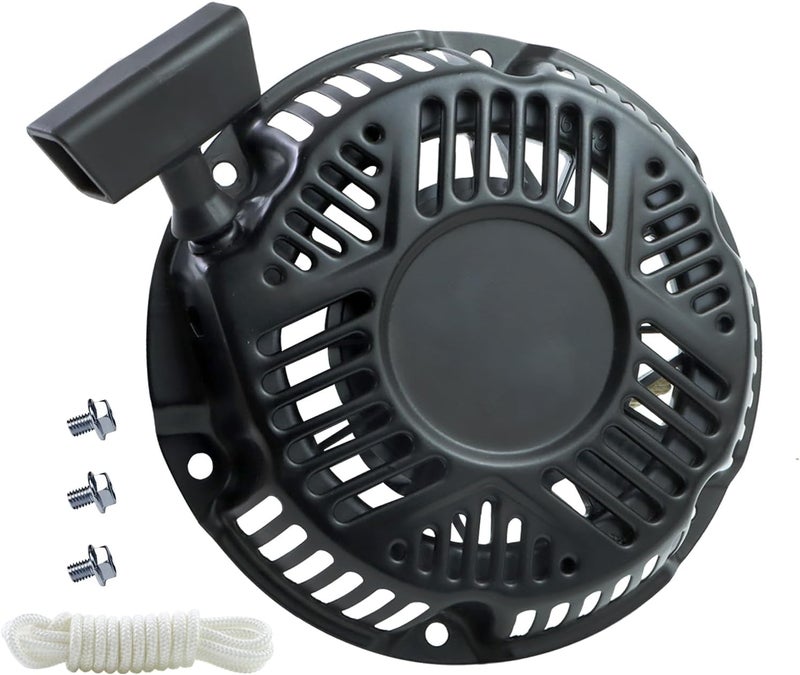 KIKITE 590607 Recoil Starter Compatible with B & S 590607 797276 Pull Start Assembly 163cc 208cc Recoil Starter CR950 CR750 Engine with Pull Rope - Image 1